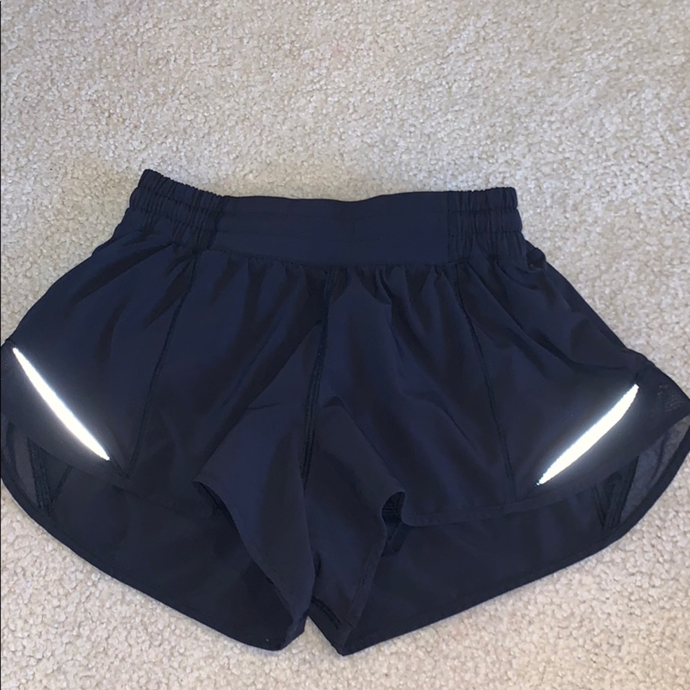 Lululemon Black Hotty Hot Shorts